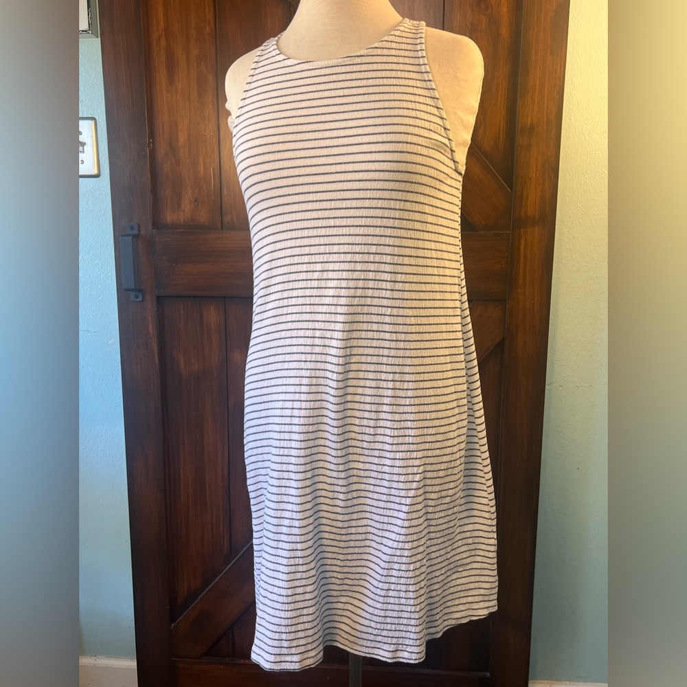 The Lady & The Sailor Nautical Striped Sleeveless Cotton Dress Women's 2‎